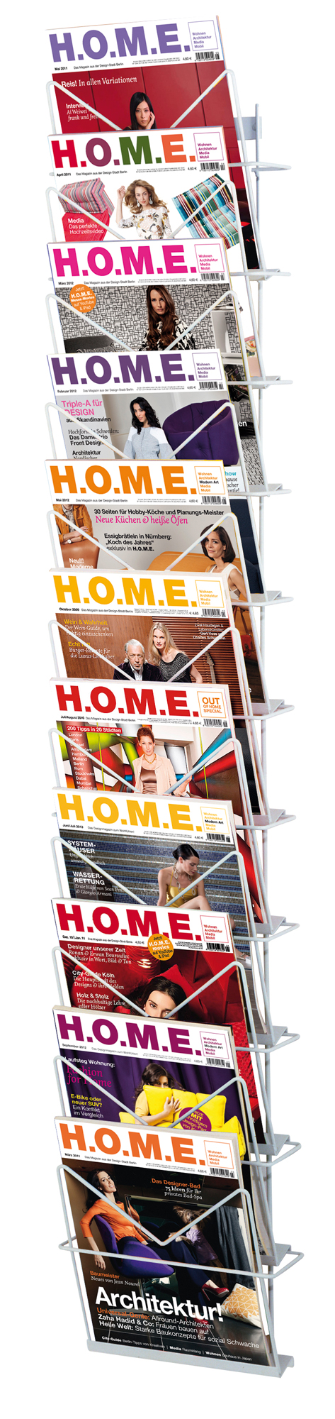 Zeitschriftenhalter Wand I