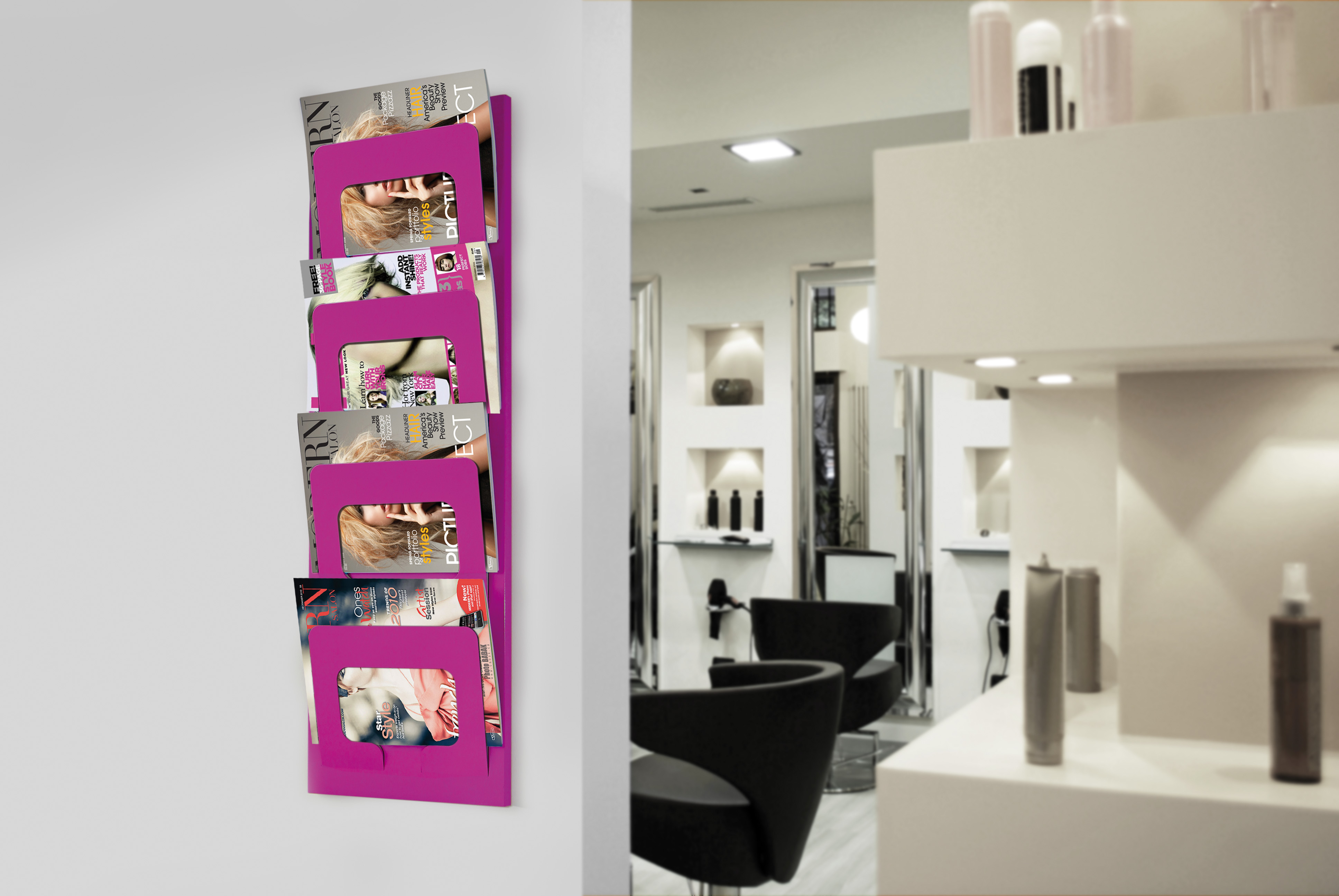 Zeitschriftenhalter Wand scoop