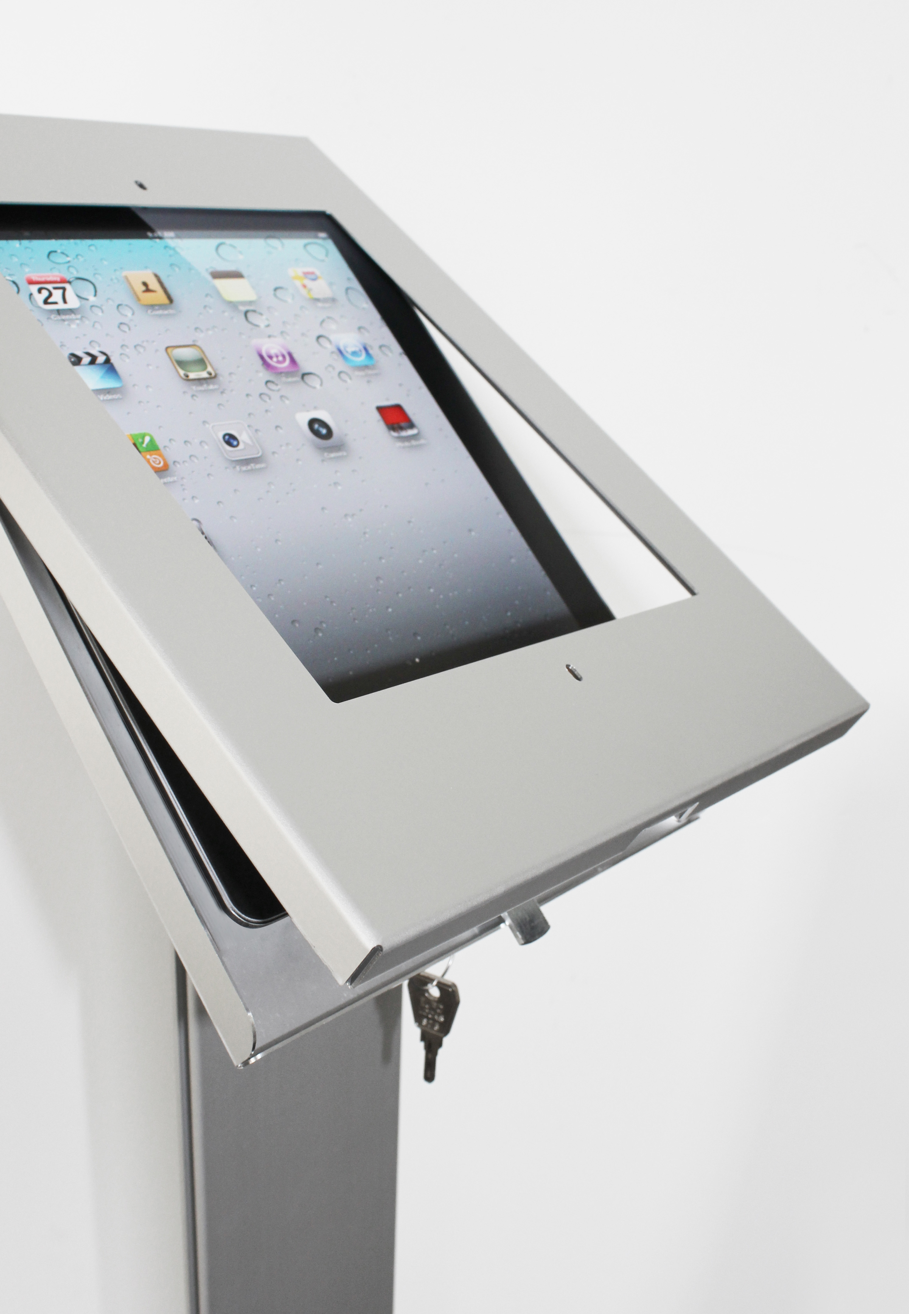 Bodenaufsteller iPad padline silber