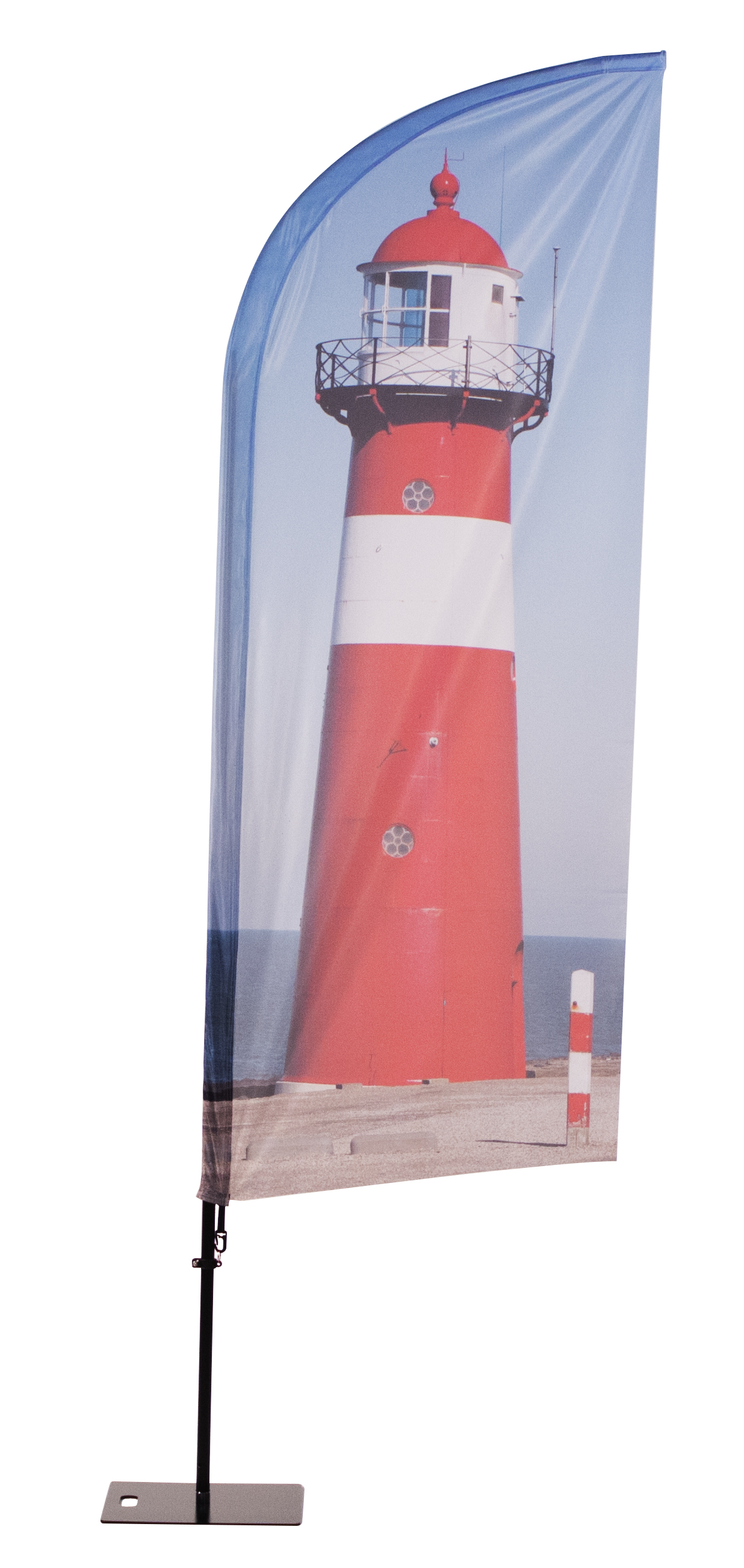 Beachflag Aluminium mobil I