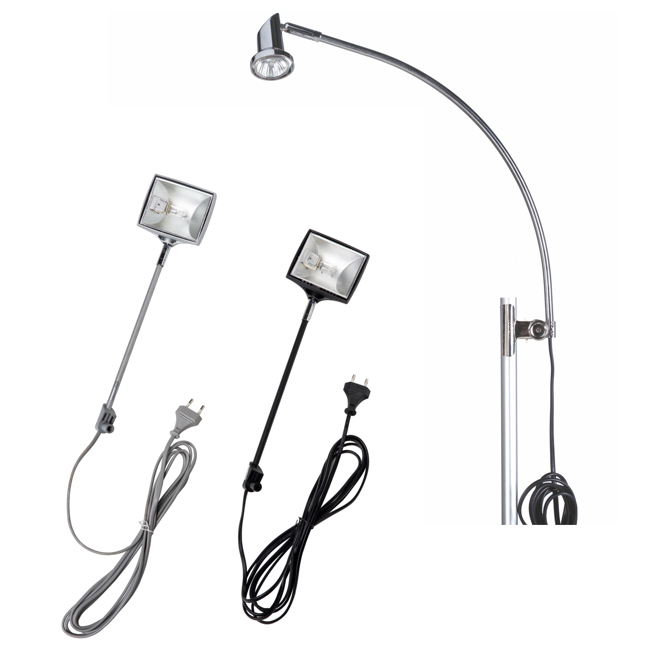 Strahler Halogen für RollUp und Bannerdisplays