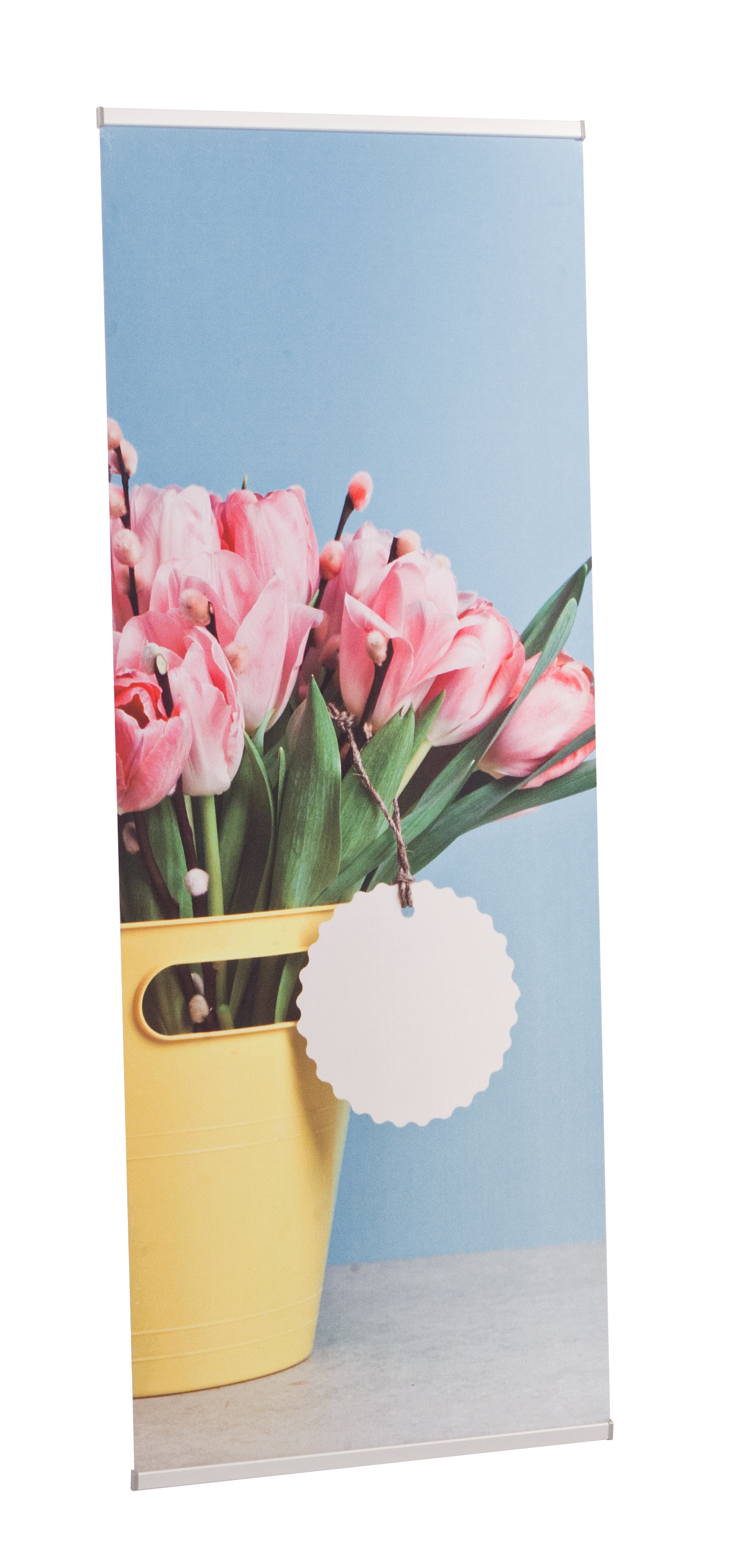 Bannerdisplay L-Form Budget mobil II