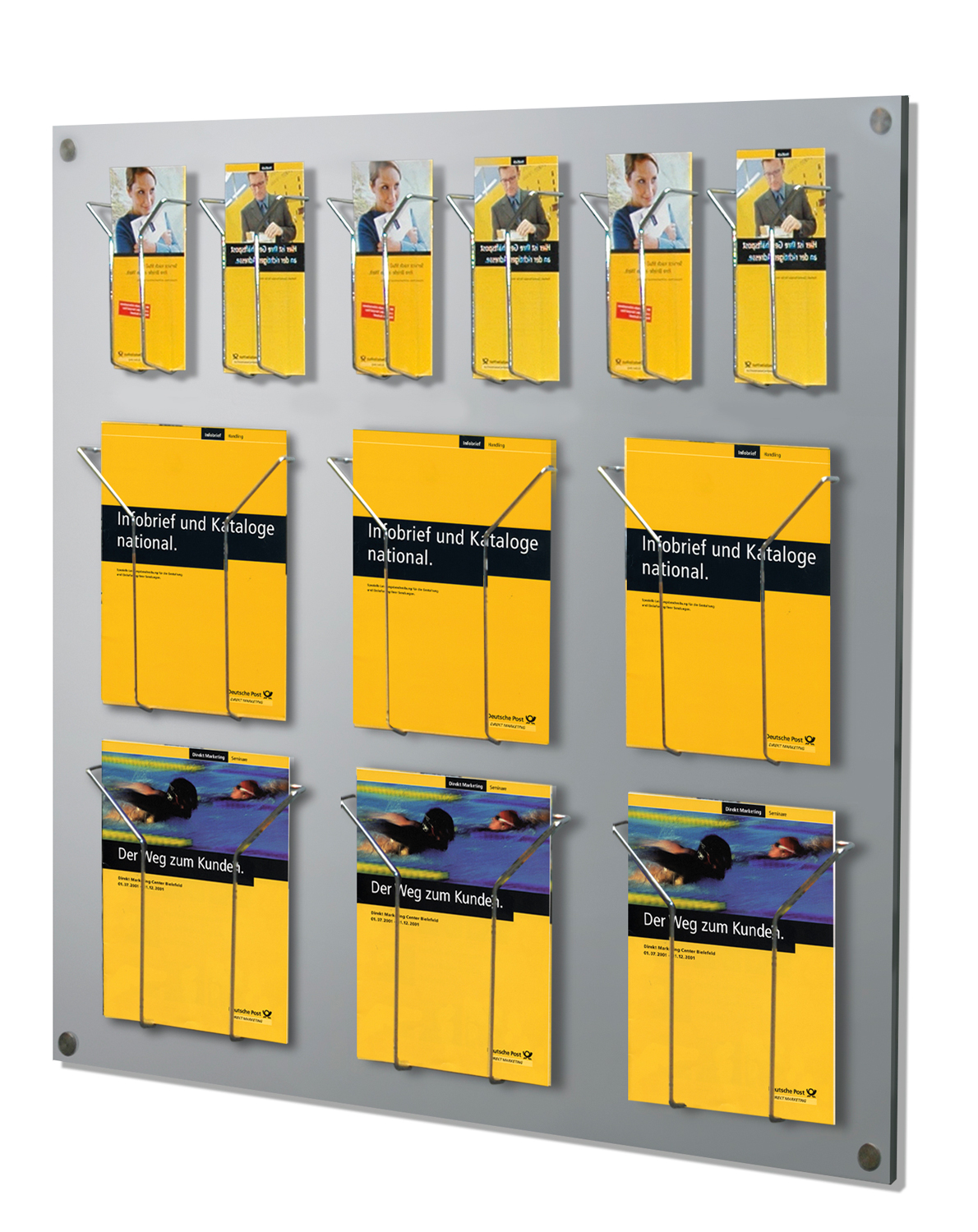 Prospekthalter Wand MULTI II