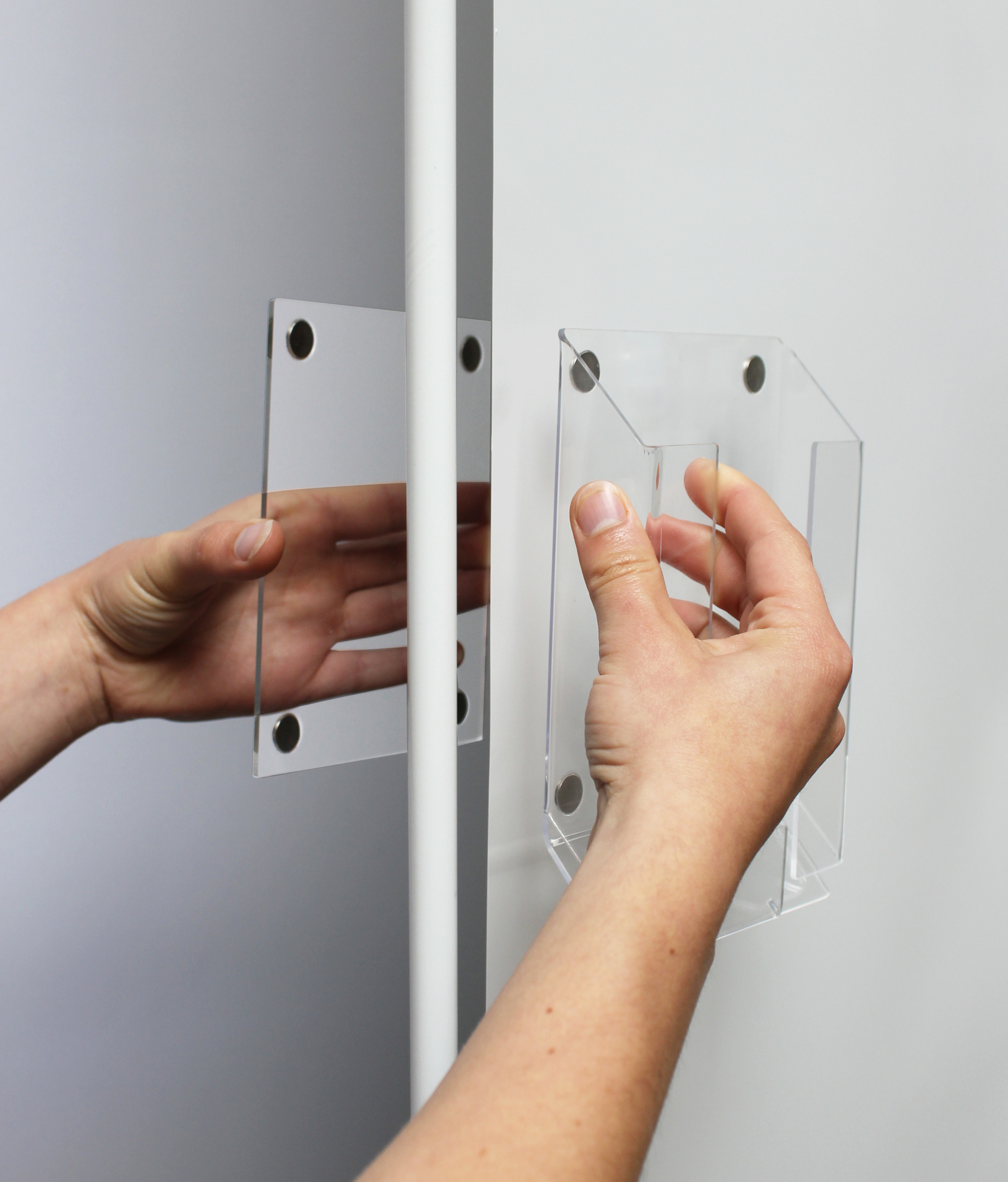 Prospekthalter Wand magnetisch I