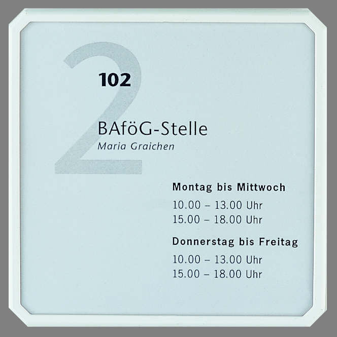 Türschild VARIO SIGN Futur