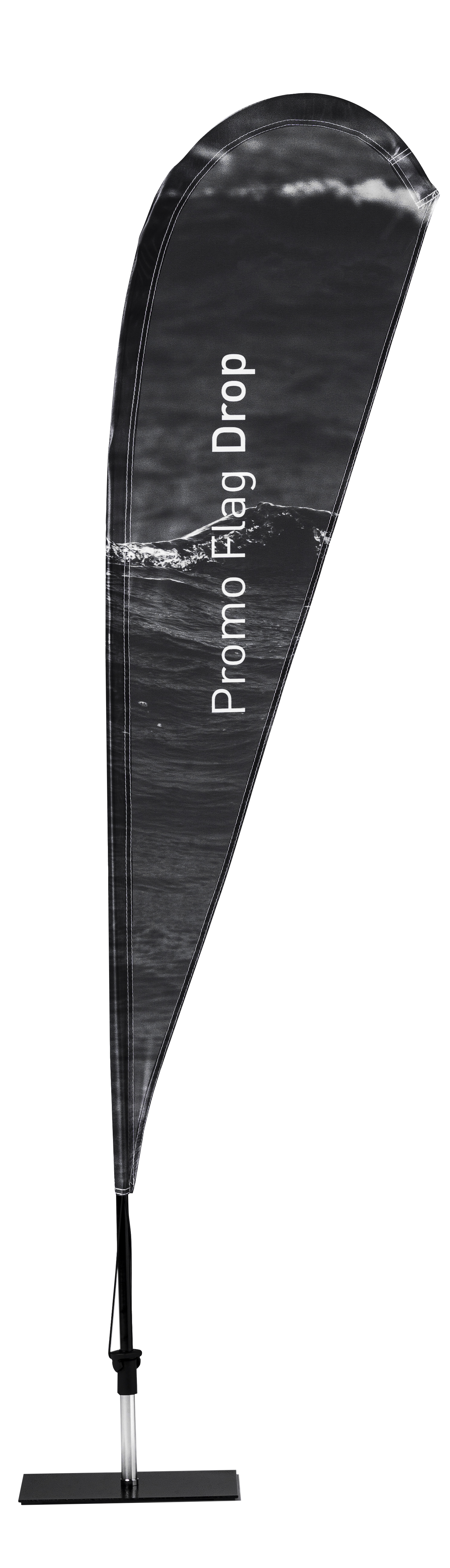 Beachflag Fiberglas Budget mobil II