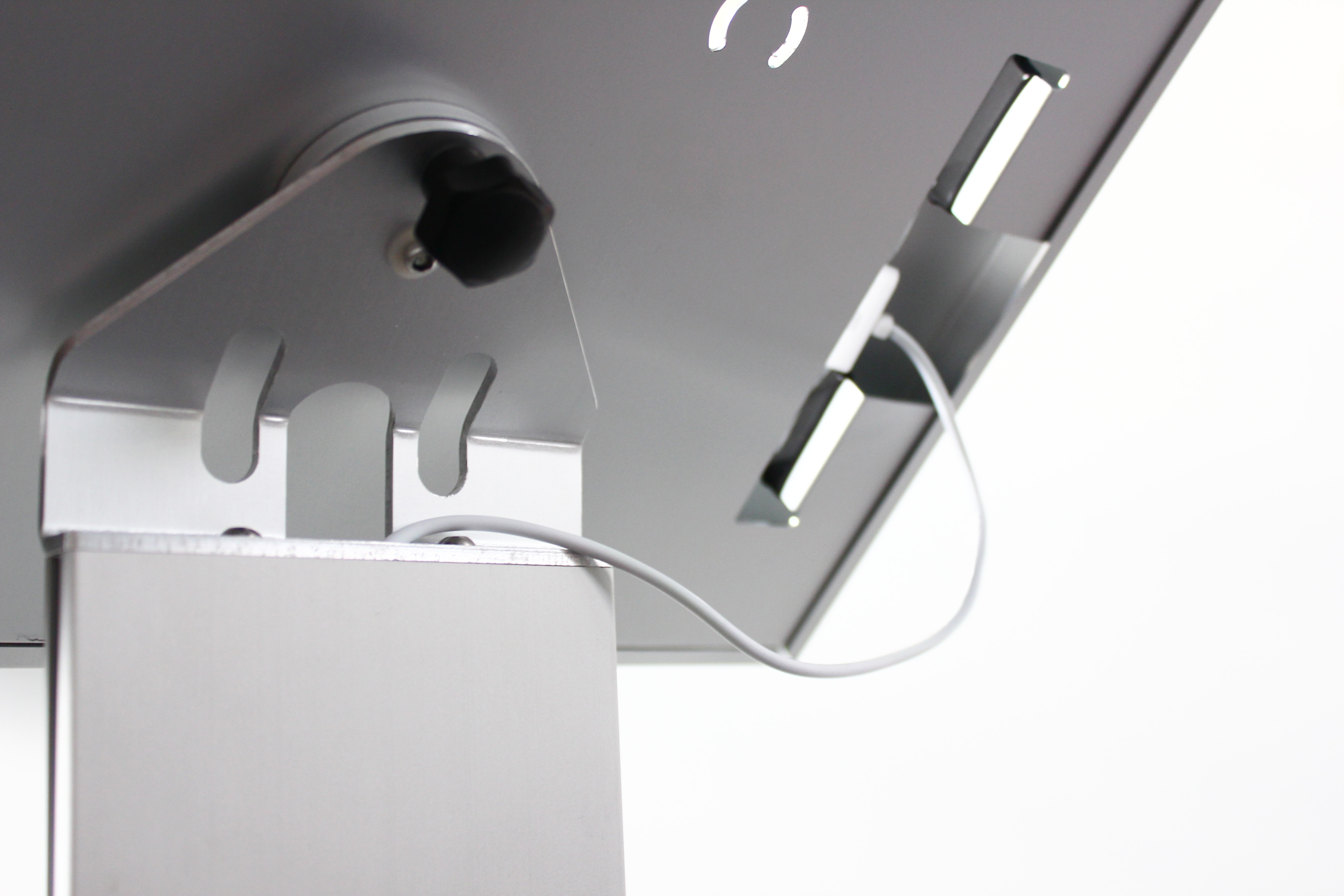 Bodenaufsteller iPad padline silber
