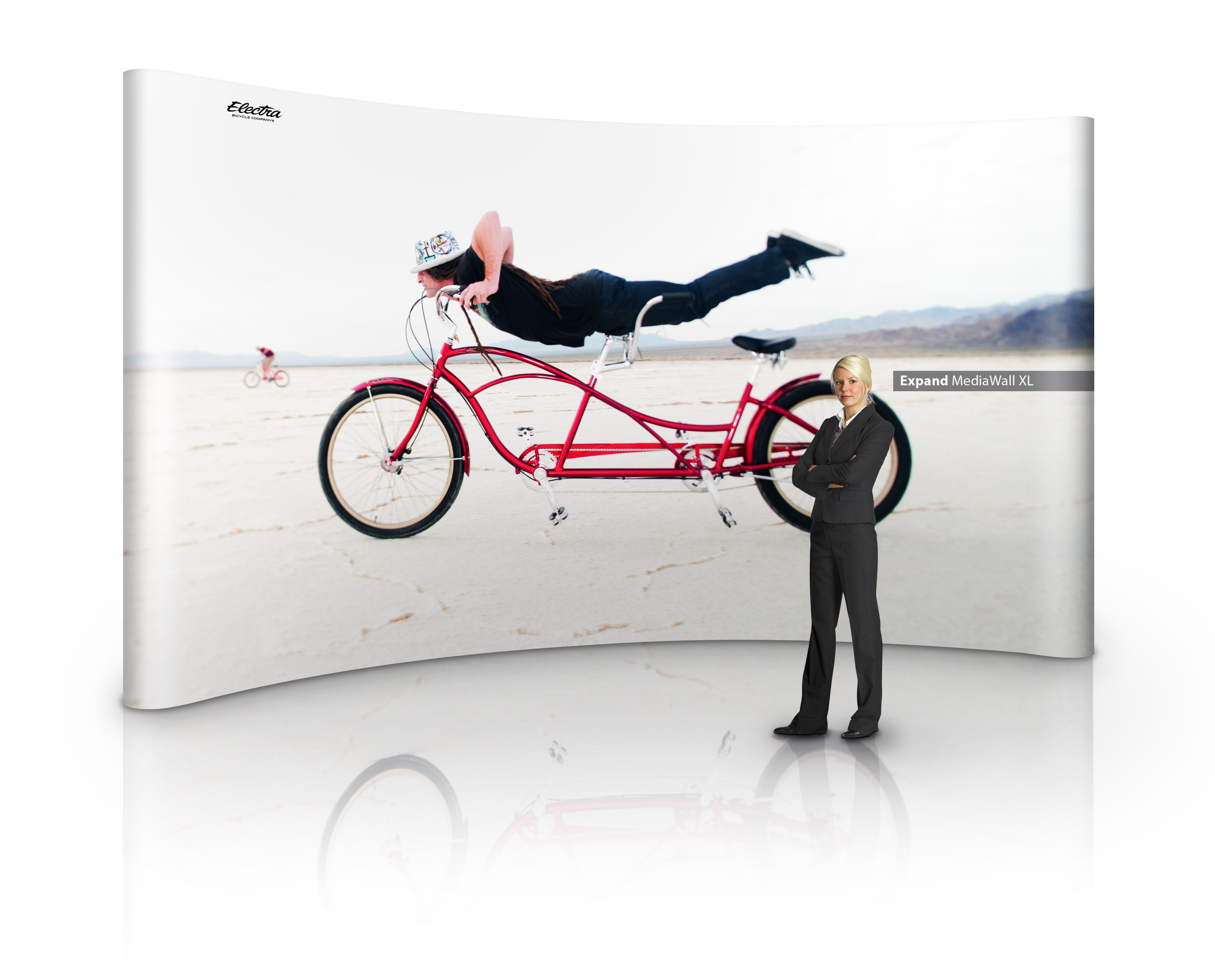 PopUp Faltsystem Magnetschienen Expand MediaWall XL